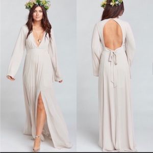 Show Me Your Mumu Venus Long Sleeve Flare Dress S